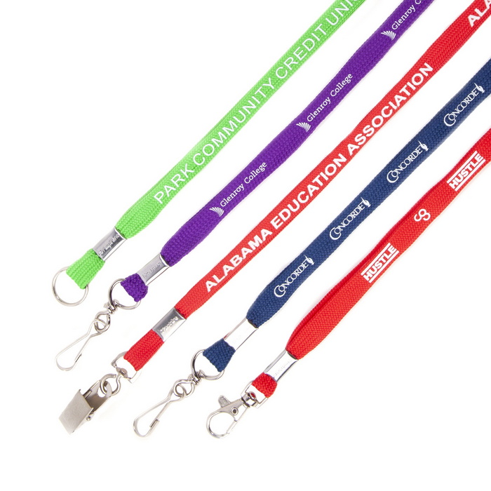SDP3817351 Tube Polyester 3/8" Lanyards with Cu...